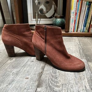 Cole Haan | genuine leather block heel booties